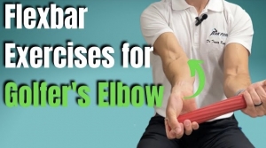 Flexbar exercises for Golfer's Elbow